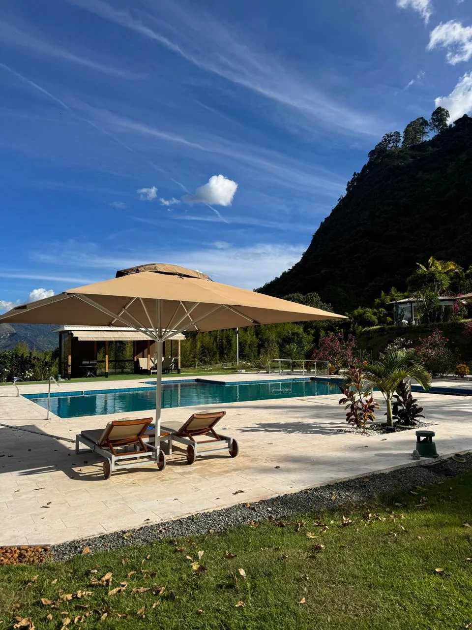 Zona de piscina